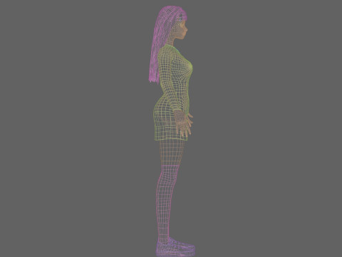 Standard Pretty woman V25179 3D-Modell