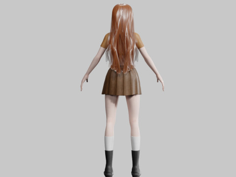Stylized Pretty Woman V28802 Modelo 3D