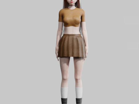 Stylized Pretty Woman V28802 Modelo 3D
