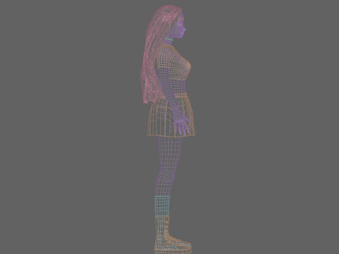 Stylized Pretty Woman V28802 Modelo 3D