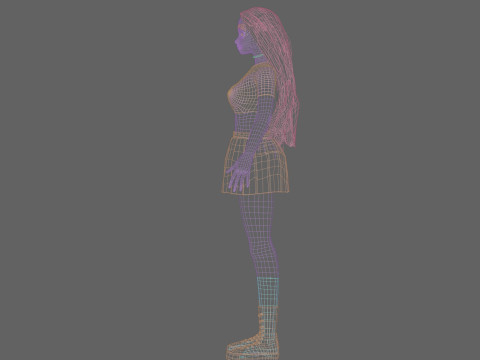Stylized Pretty Woman V28802 Modelo 3D