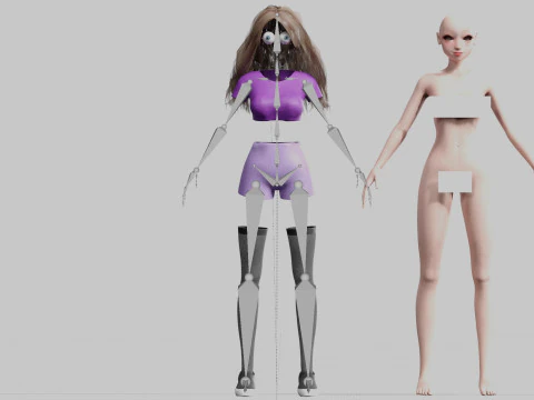 Sweet Basic Woman V26571 3D Model