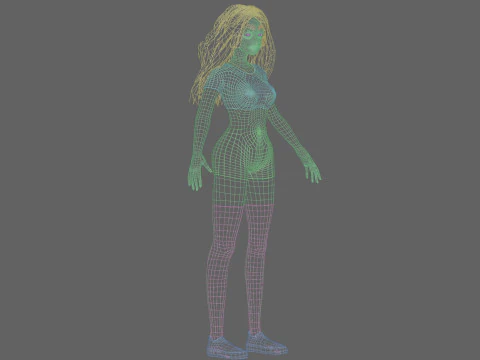 Sweet Basic Woman V26571 3D Model