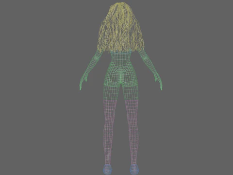 Sweet Basic Woman V26571 3D Model