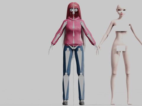 Sweet cute Woman V29270 3D-Modell