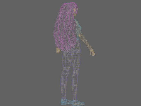 Sweet Pretty Woman V23358 3D Model