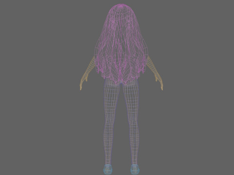 Sweet Pretty Woman V23358 3D Model