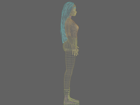 Teen Pretty Woman V28730 3D Modell