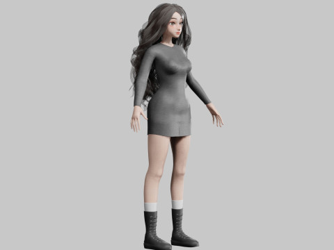 Young Pretty Woman V34993 Modelo 3D