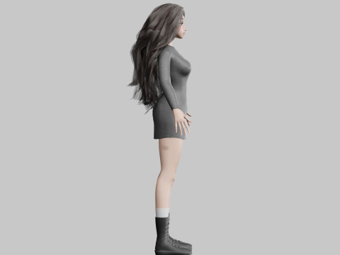 Young Pretty Woman V34993 Modelo 3D