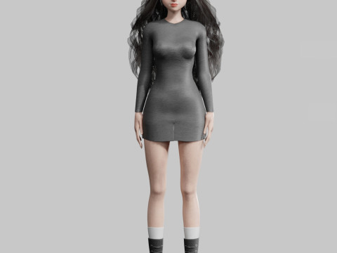 Young Pretty Woman V34993 Modelo 3D