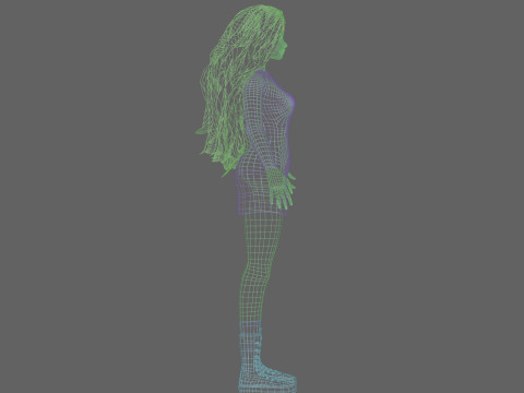 Young Pretty Woman V34993 Modelo 3D