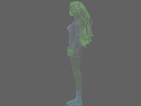 Young Pretty Woman V34993 Modelo 3D