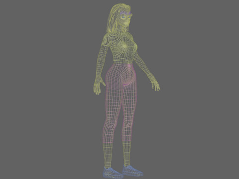Basic Beautiful woman V27941 Modèle 3D