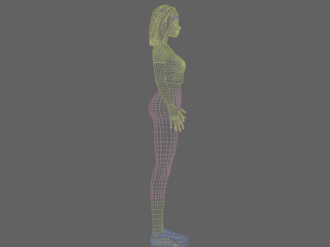 Basic Beautiful woman V27941 Modèle 3D
