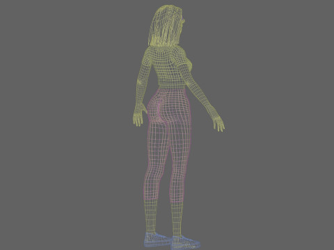 Basic Beautiful woman V27941 Modèle 3D