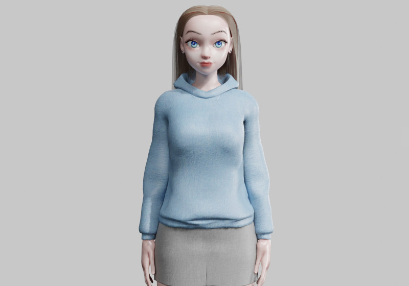 Basic classic woman V29758 3D मॉडल .c4d .max .obj .3ds .fbx .stl .blend