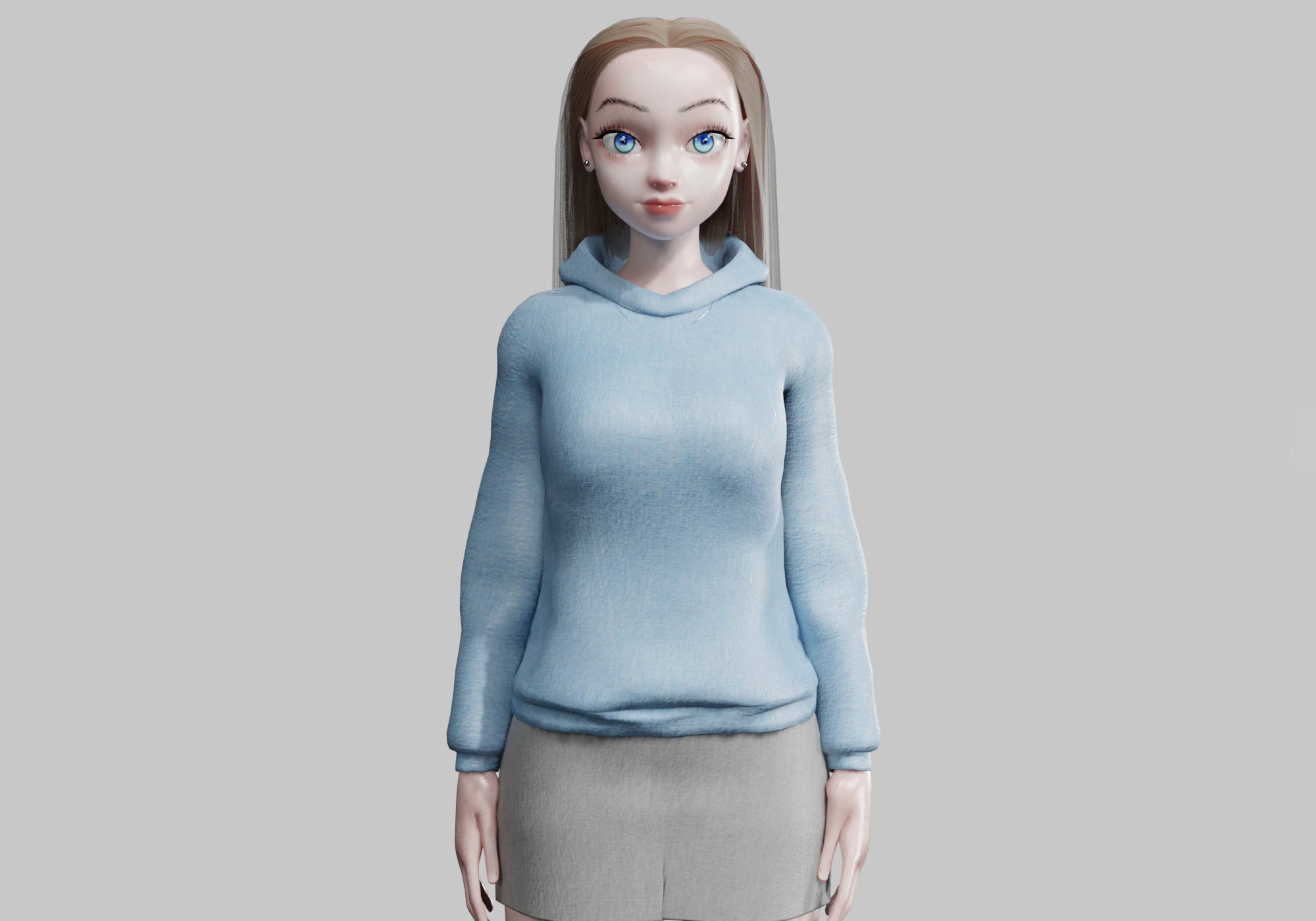 Basic classic woman V29758 3D Model .c4d .max .obj .3ds .fbx .stl .blend