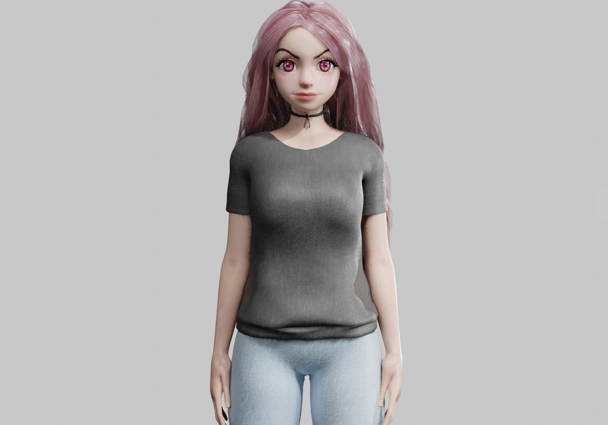 Basic Pretty Woman V38746 3D Model .c4d .max .obj .3ds .fbx .stl .blend 