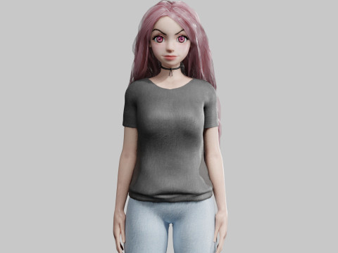 Basic Pretty Woman V38746 3D Model