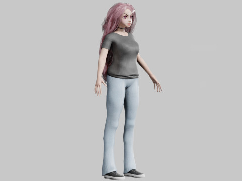 Basic Pretty Woman V38746 3D Model