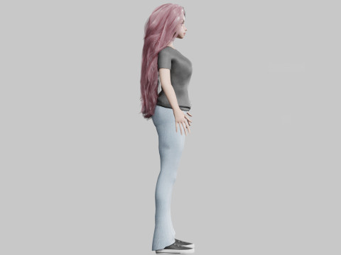 Basic Pretty Woman V38746 3D Model