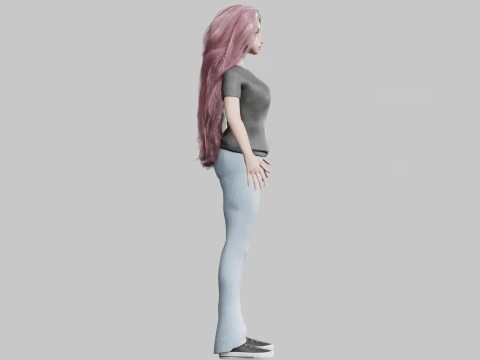 Basic Pretty Woman V38746 3D Model