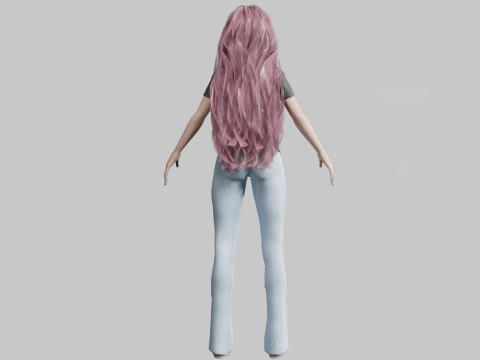 Basic Pretty Woman V38746 3D Model