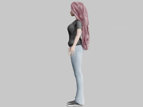 Basic Pretty Woman V38746 3D Model