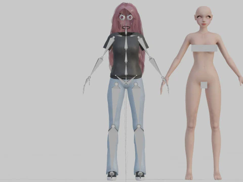 Basic Pretty Woman V38746 3D Model