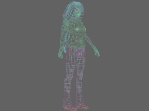 Basic Pretty Woman V38746 3D Model