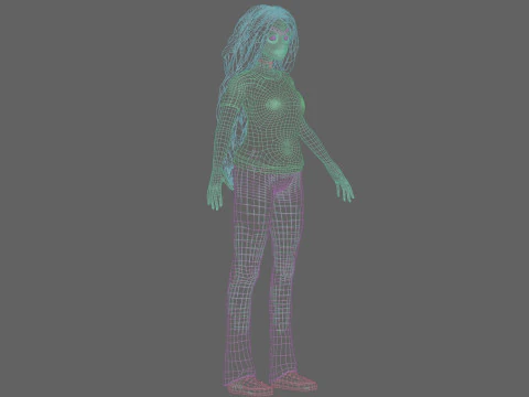 Basic Pretty Woman V38746 3D Model