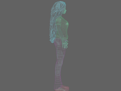 Basic Pretty Woman V38746 3D Model