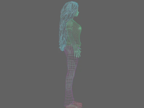 Basic Pretty Woman V38746 3D Model