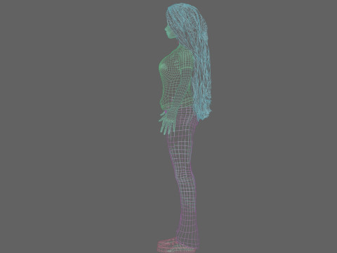 Basic Pretty Woman V38746 3D Model