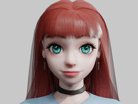 Basic Standard woman V33272 3D Model