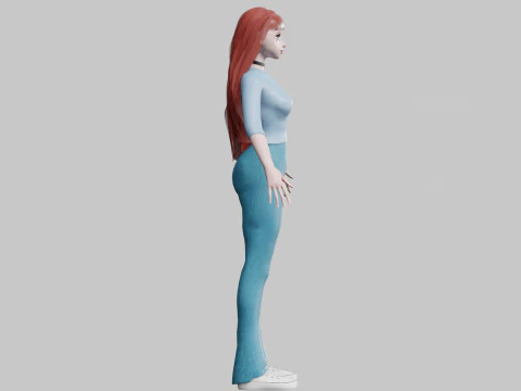 Basic Standard woman V33272 3D Model
