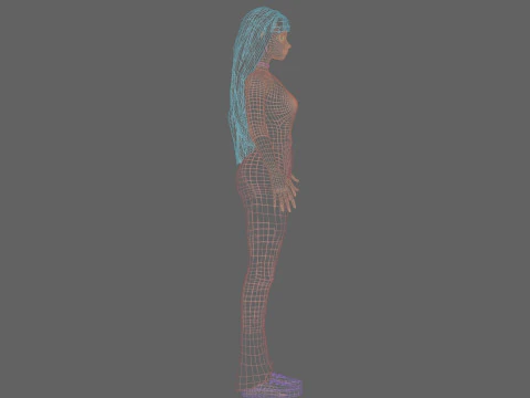 Basic Standard woman V33272 3D Model