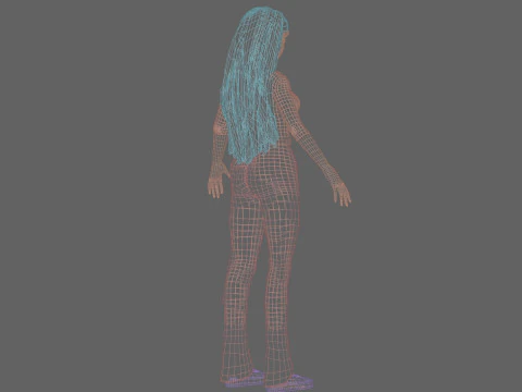 Basic Standard woman V33272 3D Model