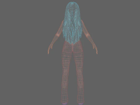 Basic Standard woman V33272 3D Model