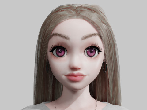Beautiful Basic Woman V31748 3D Model