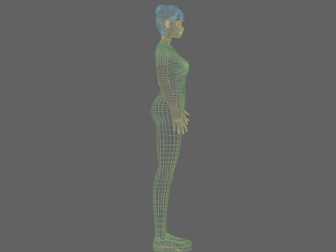 Beautiful Pretty Woman V22615 3D Model