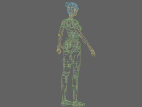 Beautiful Pretty Woman V22615 3D Model