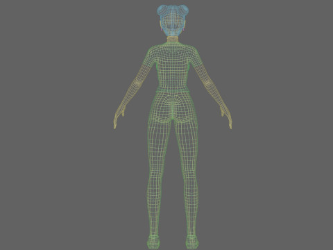 Beautiful Pretty Woman V22615 3D Model