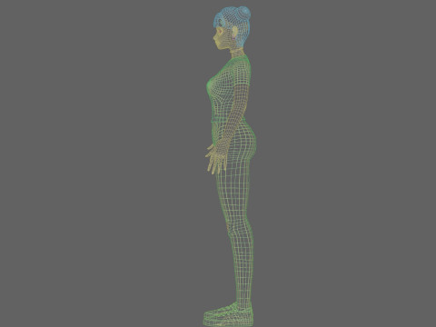 Beautiful Pretty Woman V22615 3D Model