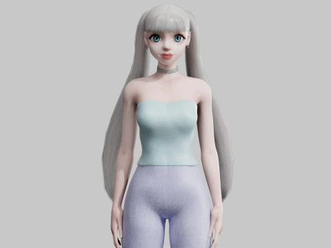 क्लासिक बेसिक वुमन V22534 3D मॉडल