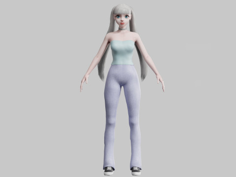 Classic Basic Woman V22534 3D Model