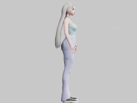 Classic Basic Woman V22534 3D Model