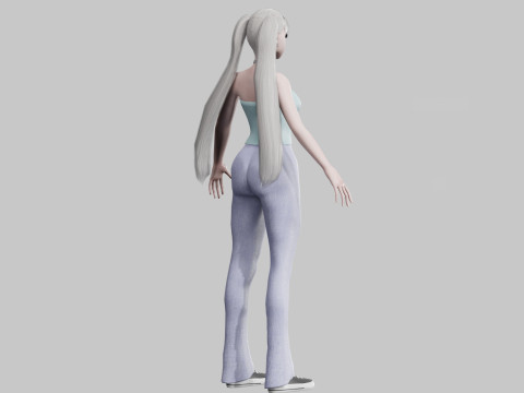 Classic Basic Woman V22534 3D Model