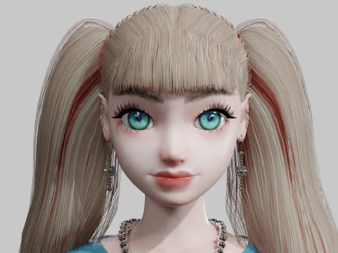 Cool Basic Woman V33261 3D Model